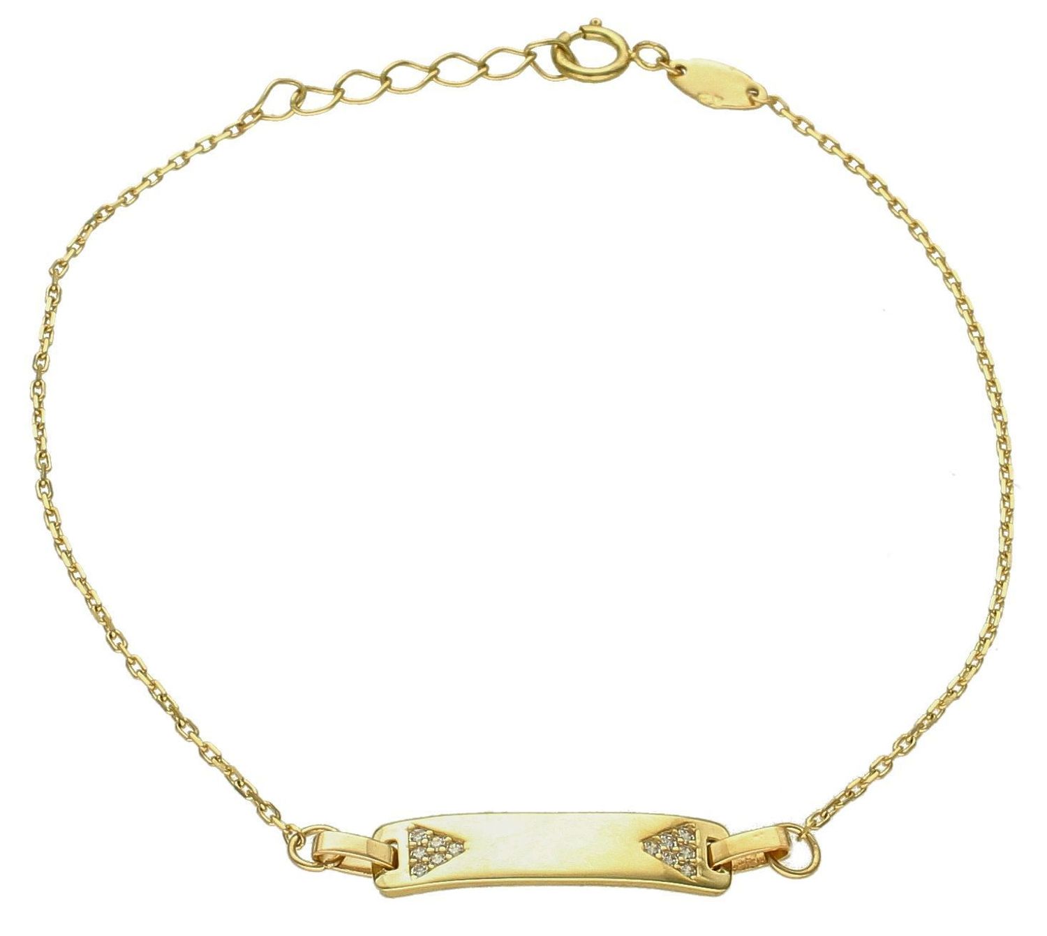 Złota bransoletka damska 375 celebrytka z blaszką BR 5140 375. Złota bransoletka damska. Złota bransoletka próby 375. Bransoletka złota damska delikatna celebrytka. Bransoletka złota celebrytka idealna na prezent dla ko (1).jpg